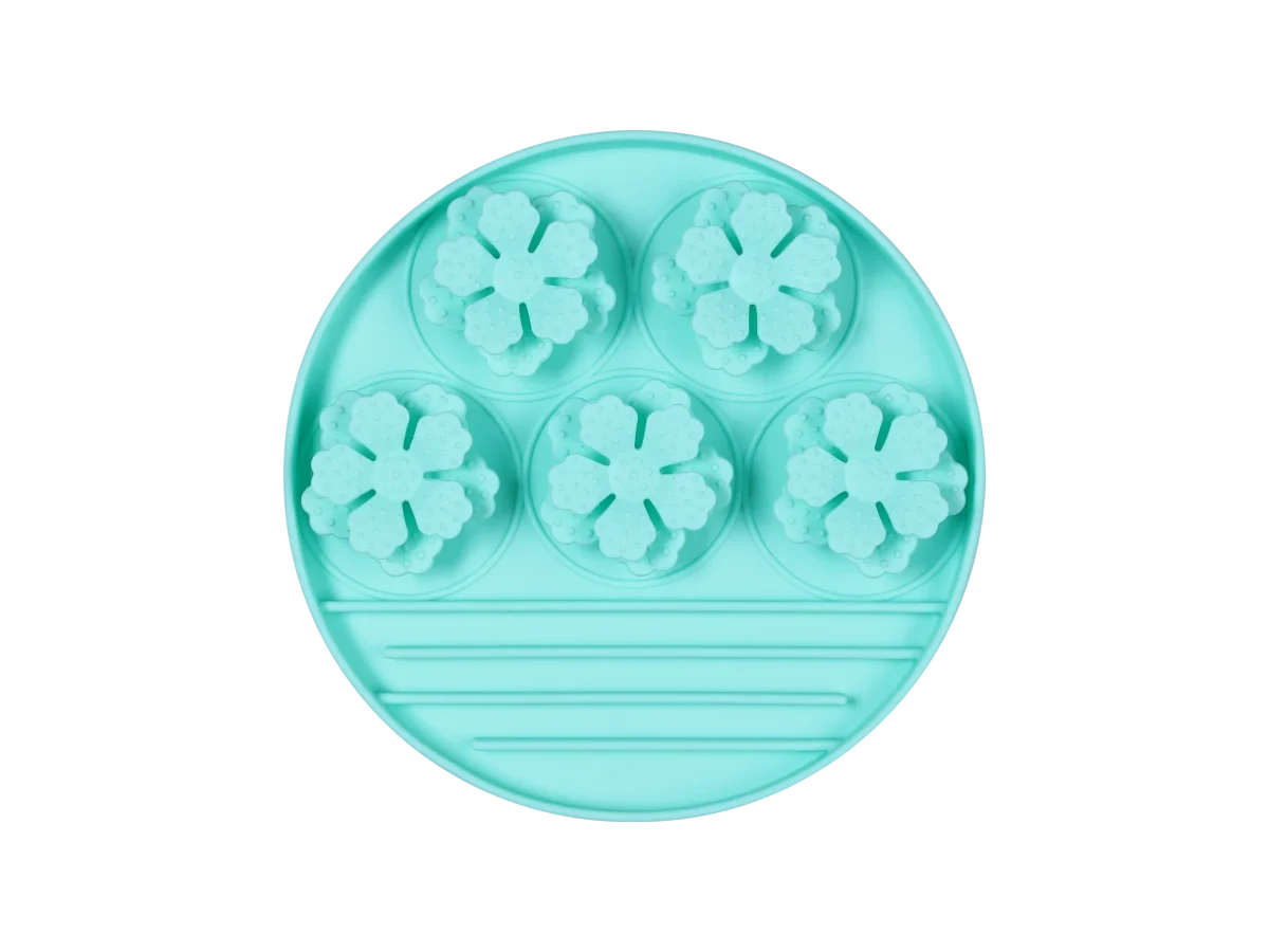 Custom silicone slow feeder for your pet brand, with custom packaging and shipped to your door